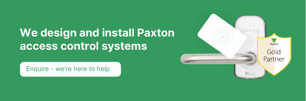 we install paxton access control systems