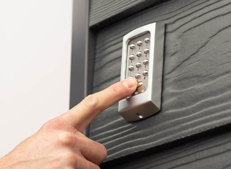 an image of a pin access door setup