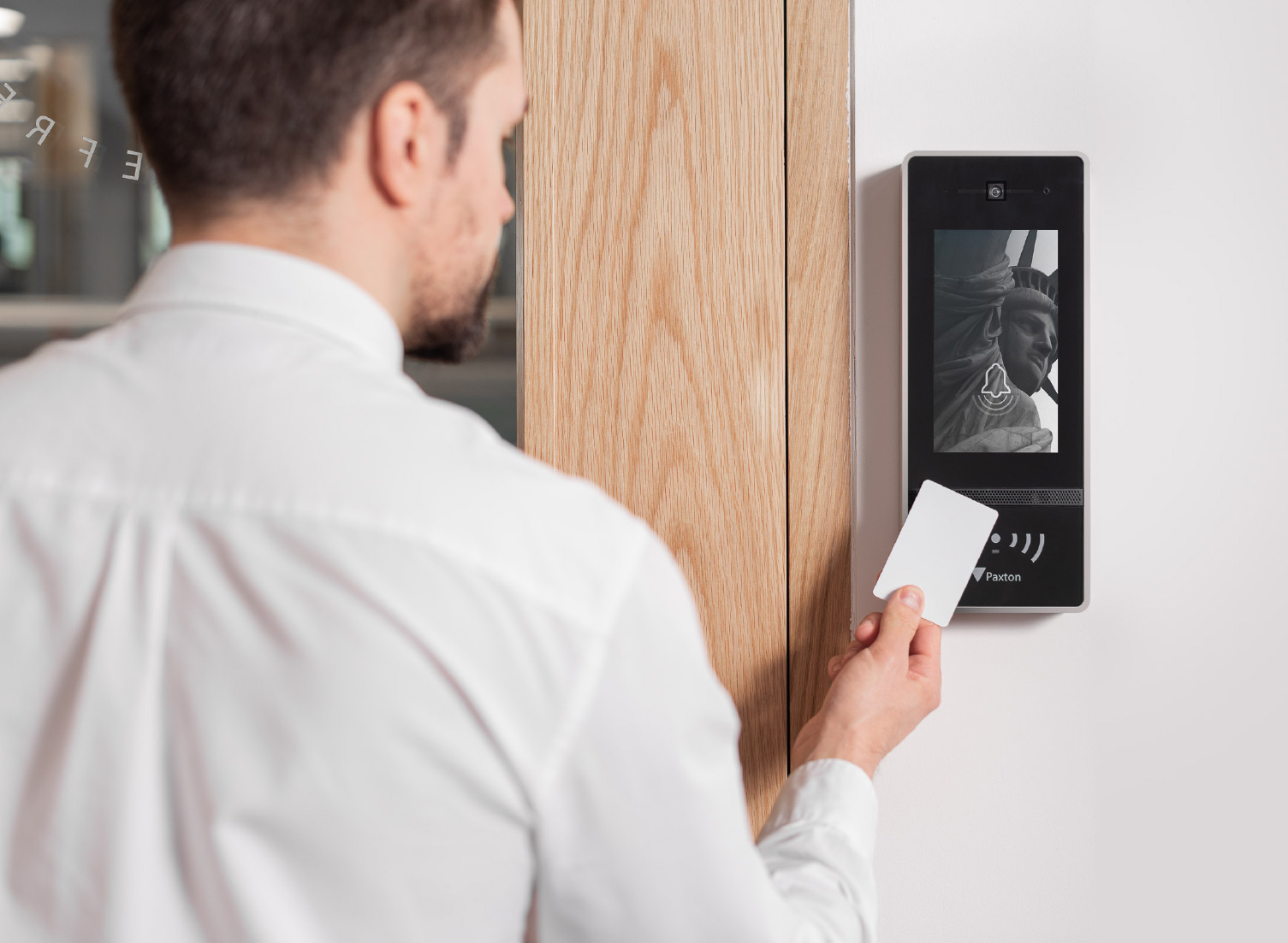 paxton card scanner for controlling access to your school site