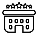 hotels and hospitality icon