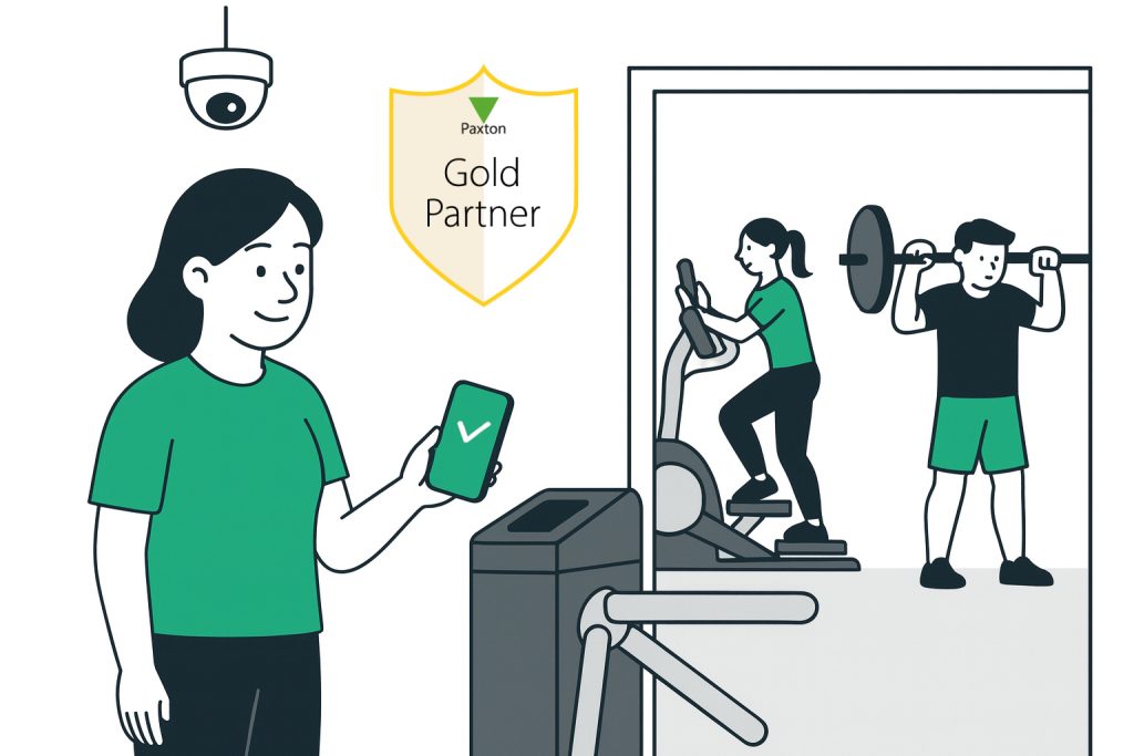 an image of an access control system for gyms